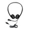 WorkSmart Personal Headset - USB with Steel-Reinforced Gooseneck Microphone, Leatherette Ear Cushions